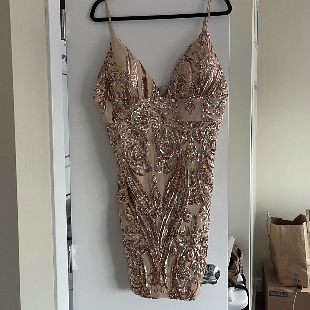 Fashion Nova sexy sequin mini dress